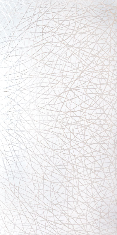 Pure White Silk Mesh Translucent Panel