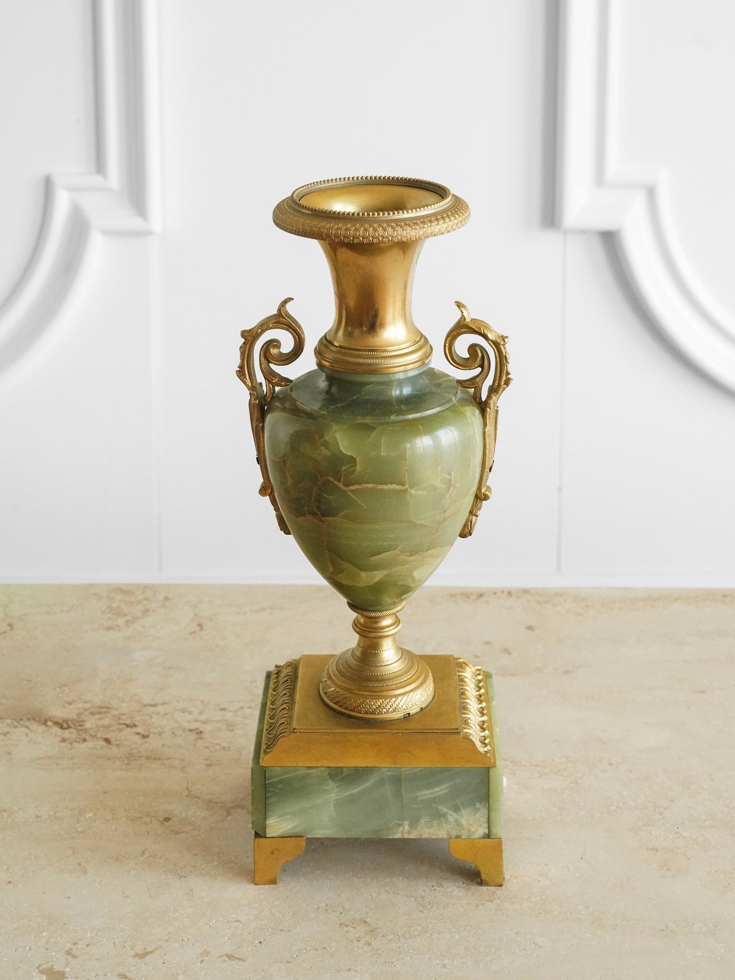 Gilt-Bronze and Agate Decorative Vase