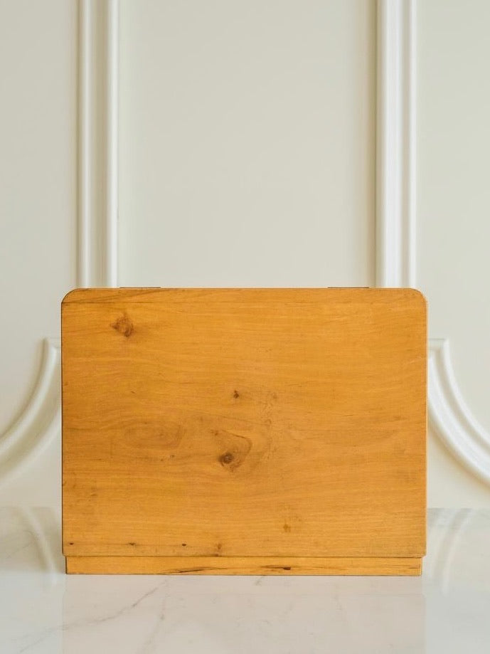 Cherry Wood Paulownia Wood Storage Cabinet