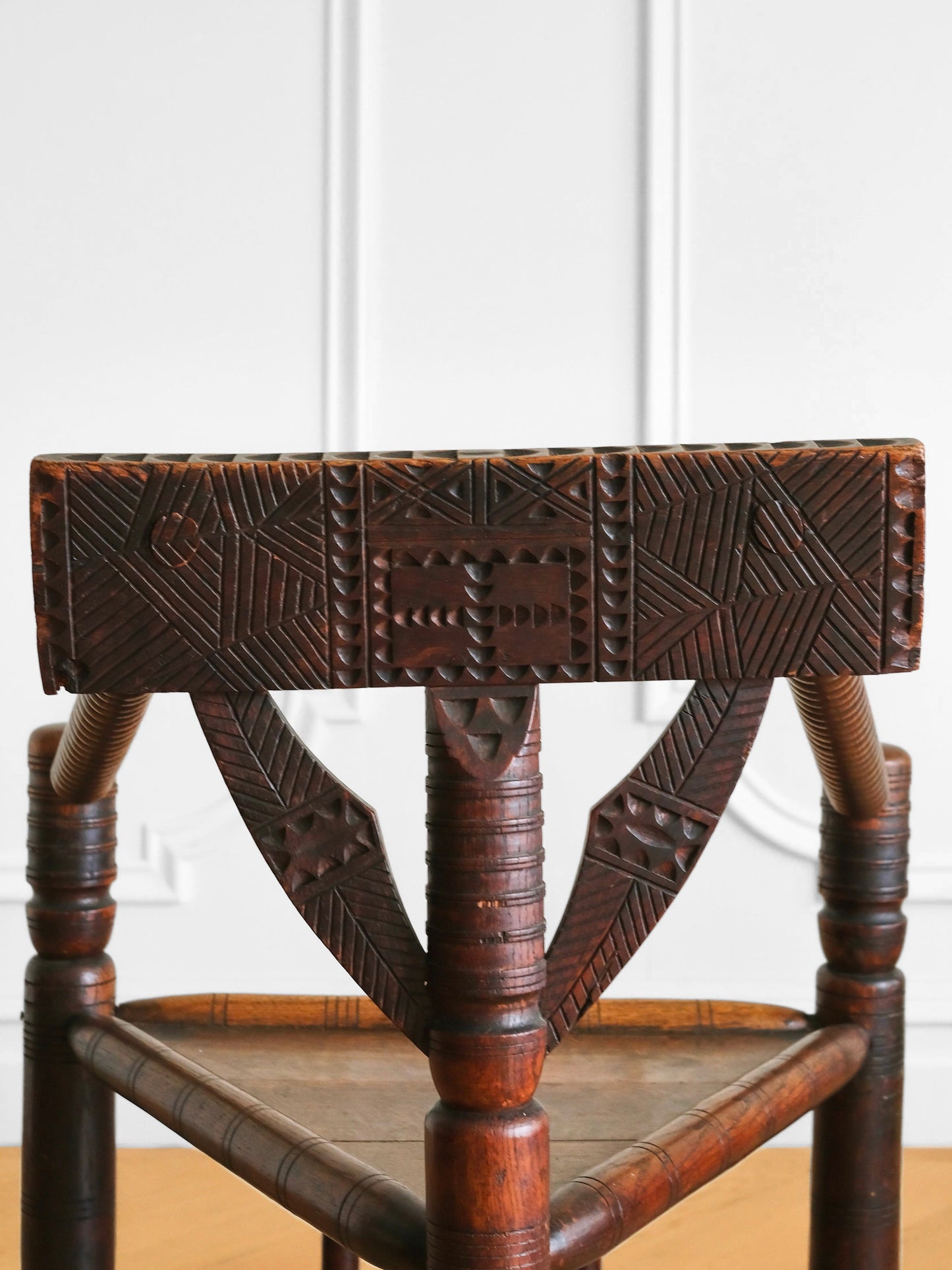 Carved Wood Chair