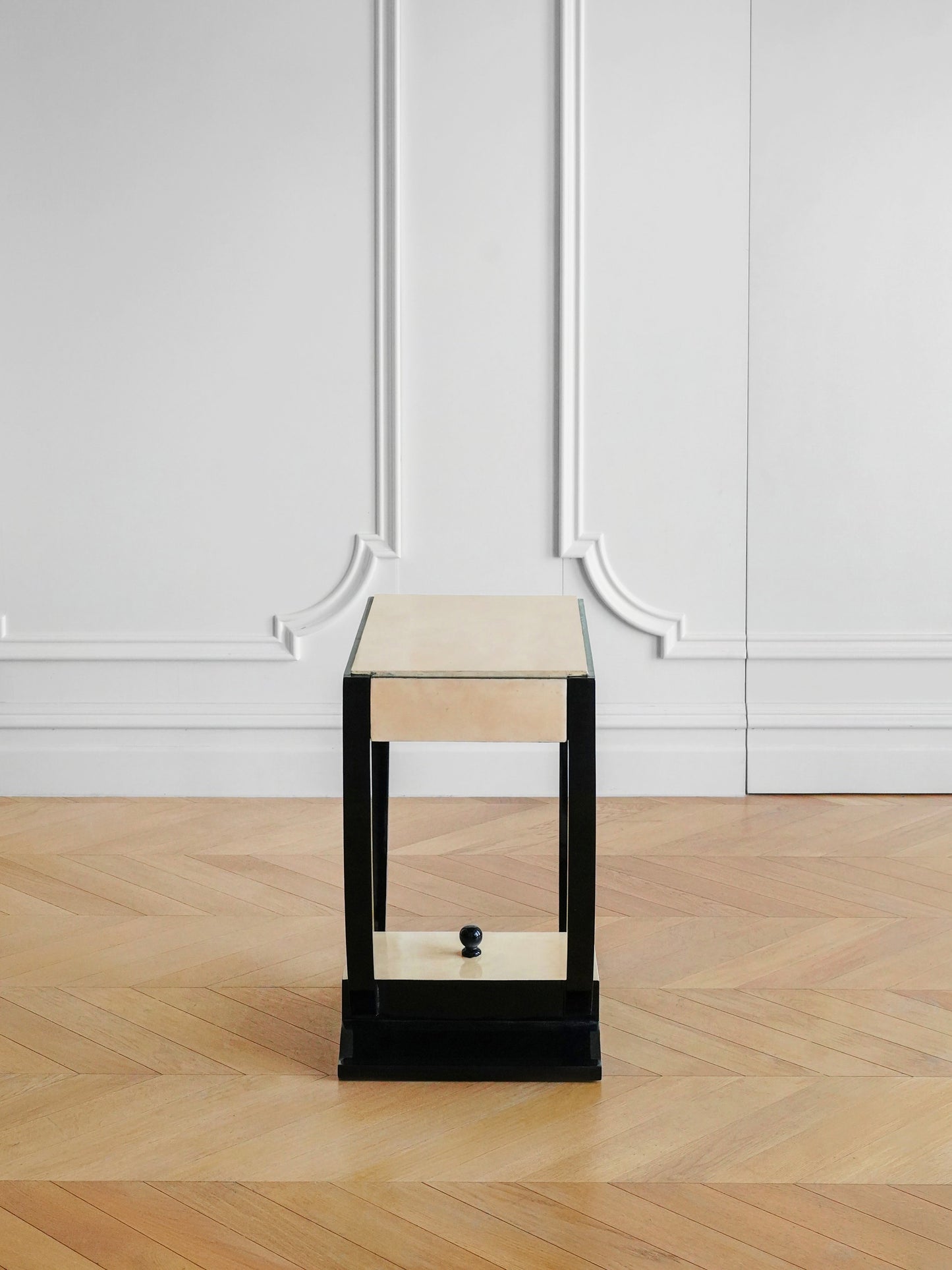 Art Deco Parchment Side Table