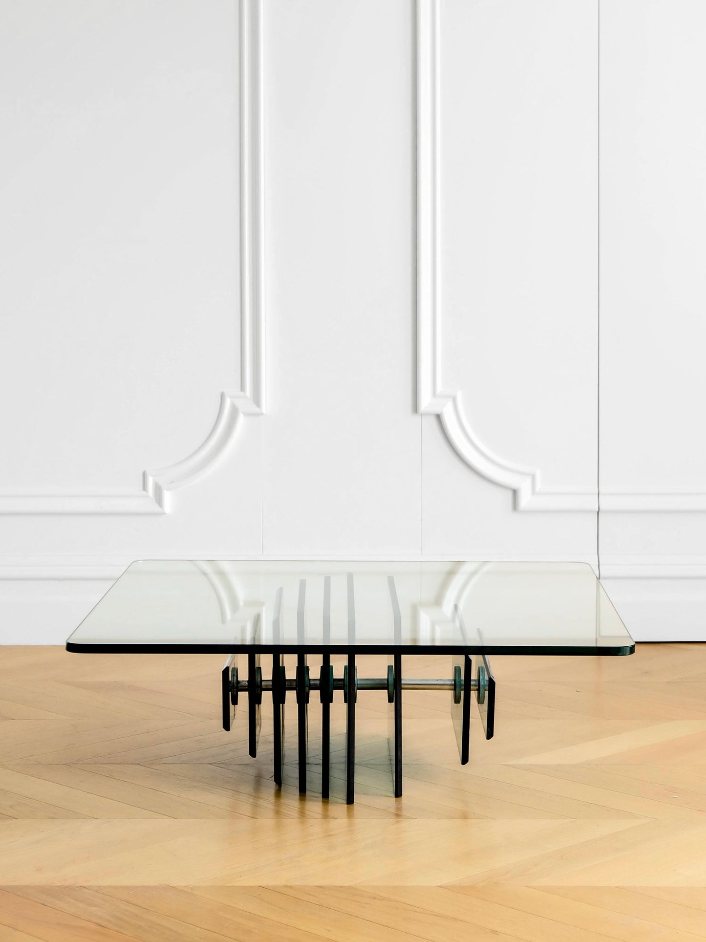 Luigi Brusotti Glass Coffee Table