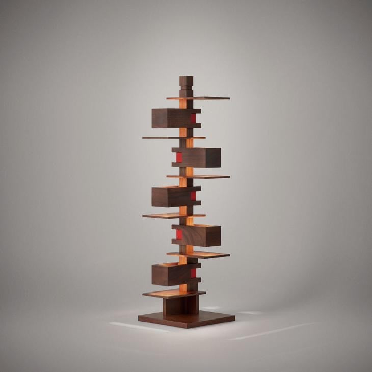 Taliesin 3 Walnut Lamp