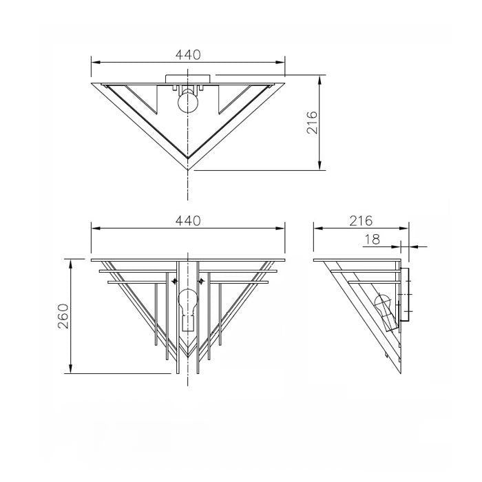 Beth Sholom Wall Sconce