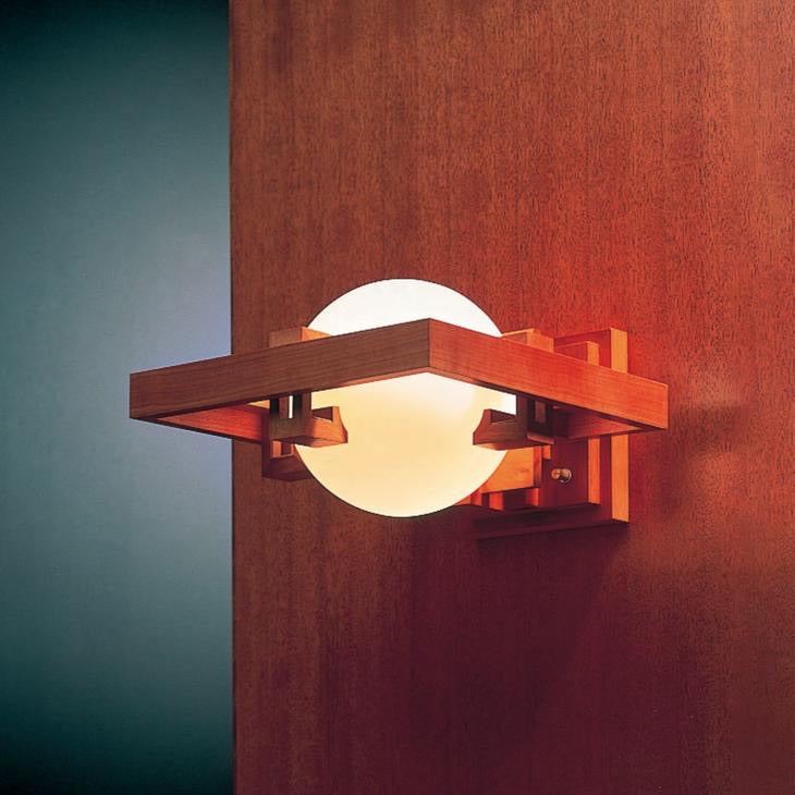 Robie 1 Cherry Wall Lamp