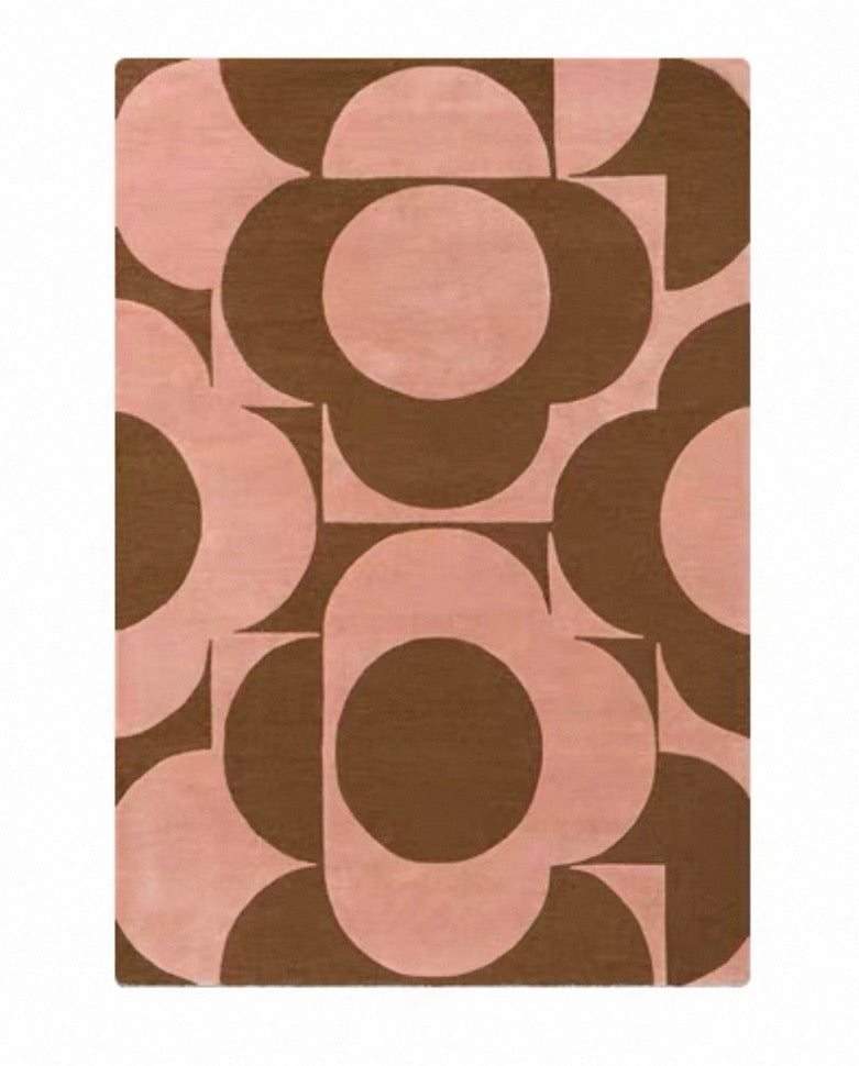 Petaline Handwoven Rug – Blush Cocoa