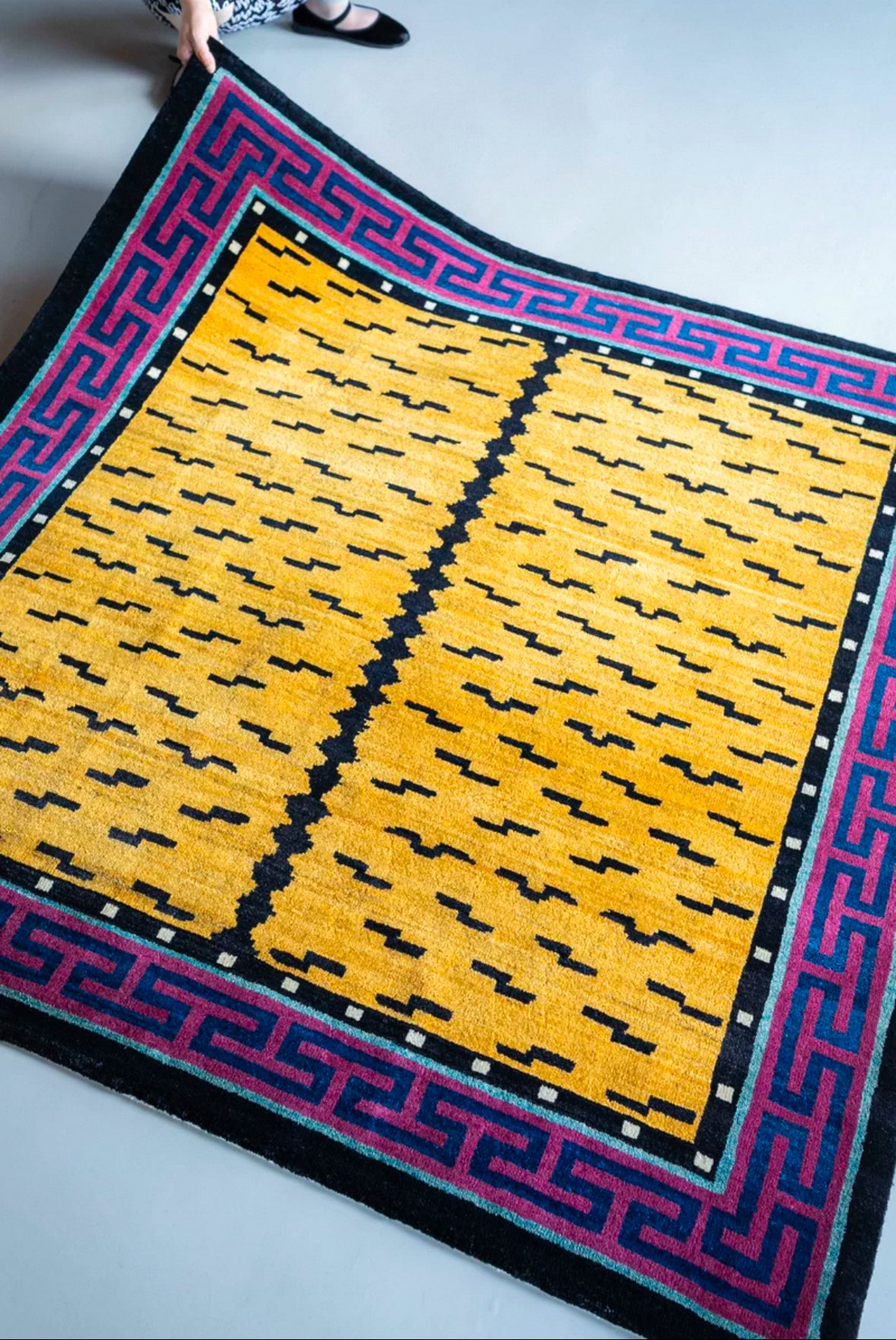 Tiger Stride Persian Handwoven Wool Rug
