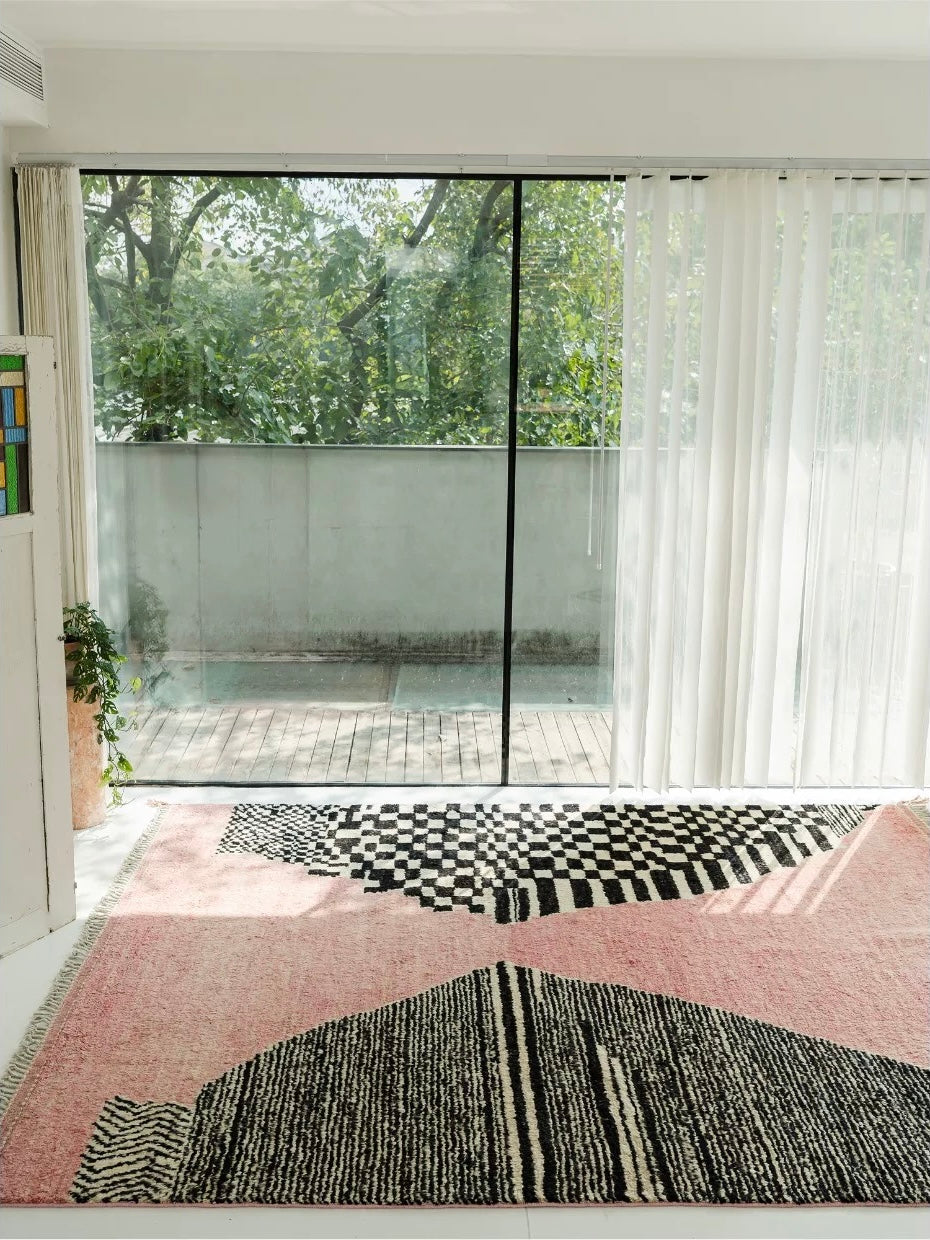 Blush Mirage Persian Handwoven Wool Rug