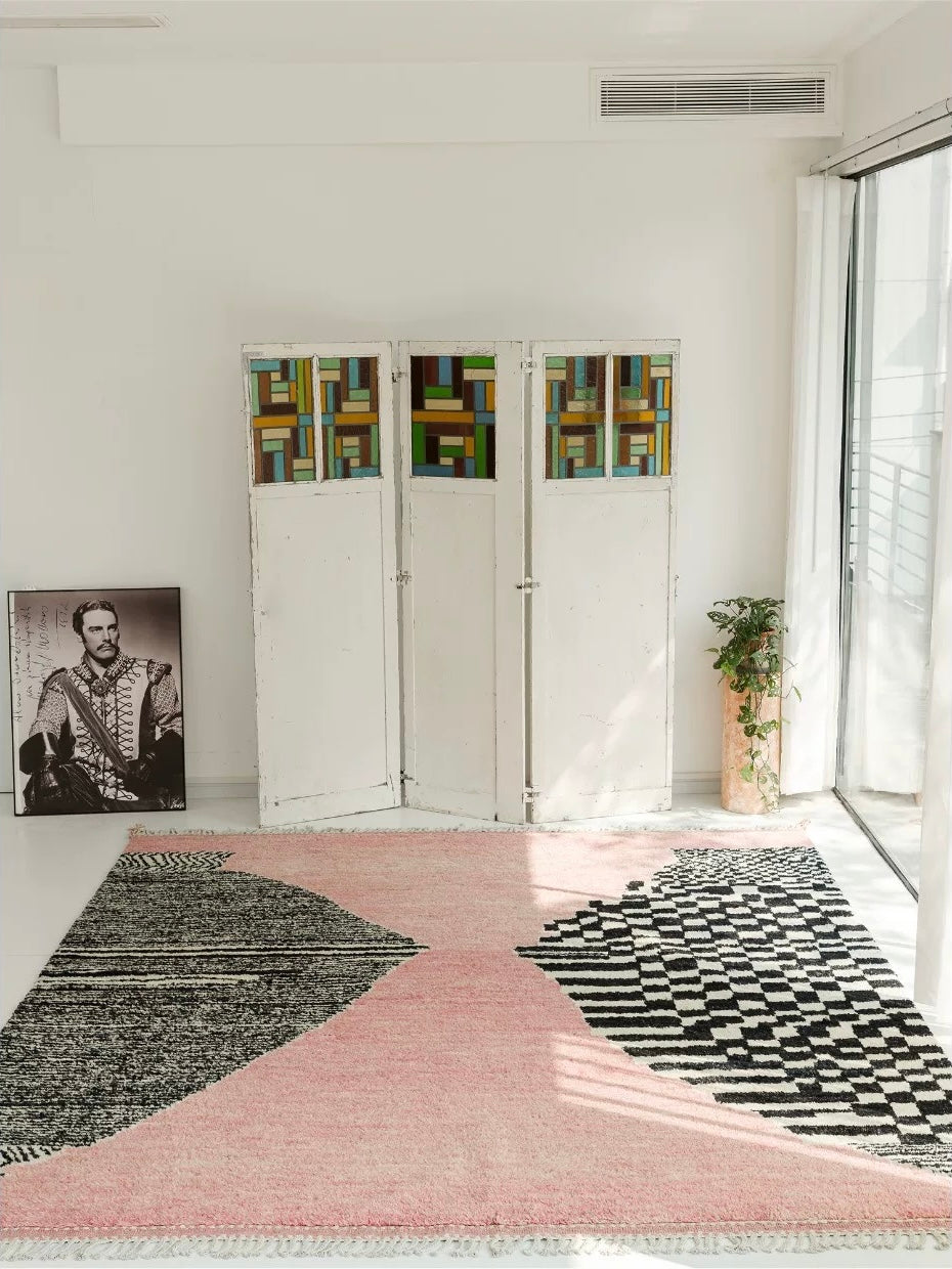 Blush Mirage Persian Handwoven Wool Rug