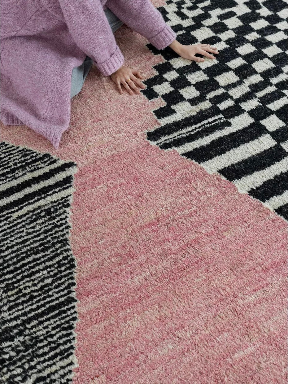 Blush Mirage Persian Handwoven Wool Rug