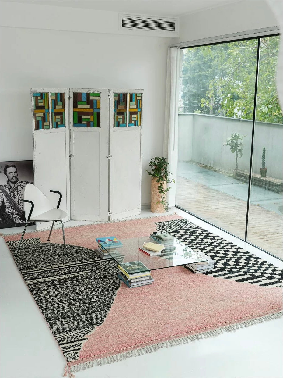 Blush Mirage Persian Handwoven Wool Rug