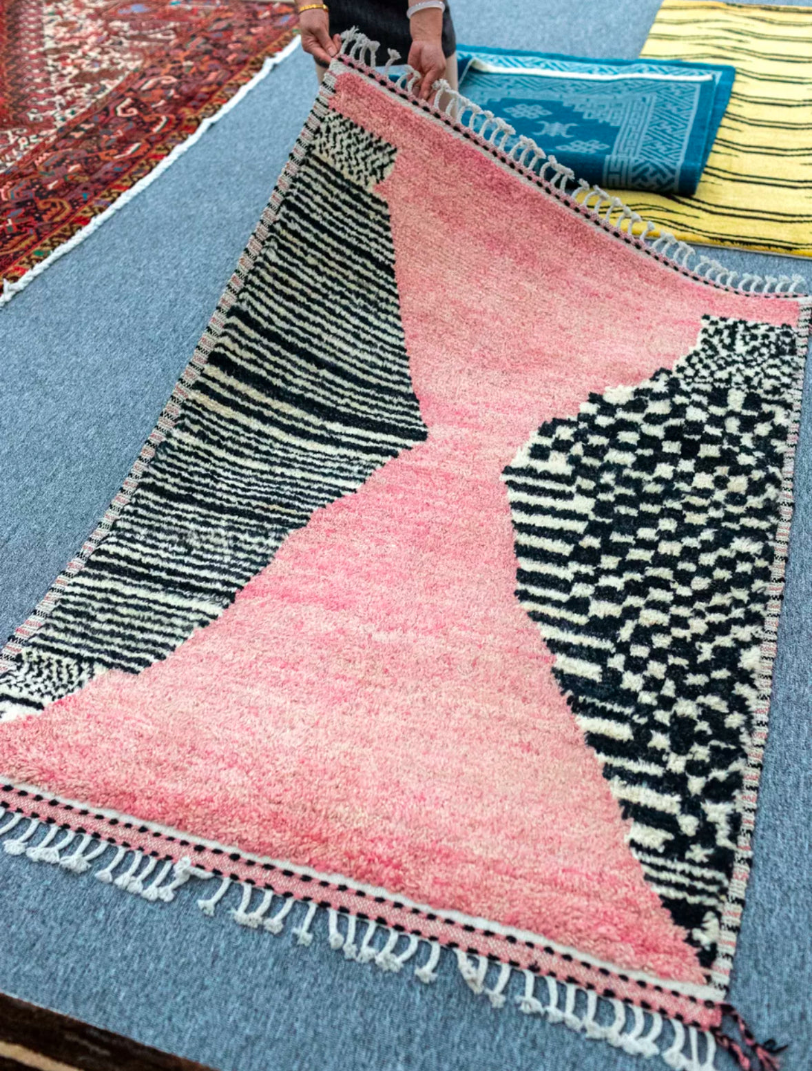 Blush Mirage Persian Handwoven Wool Rug