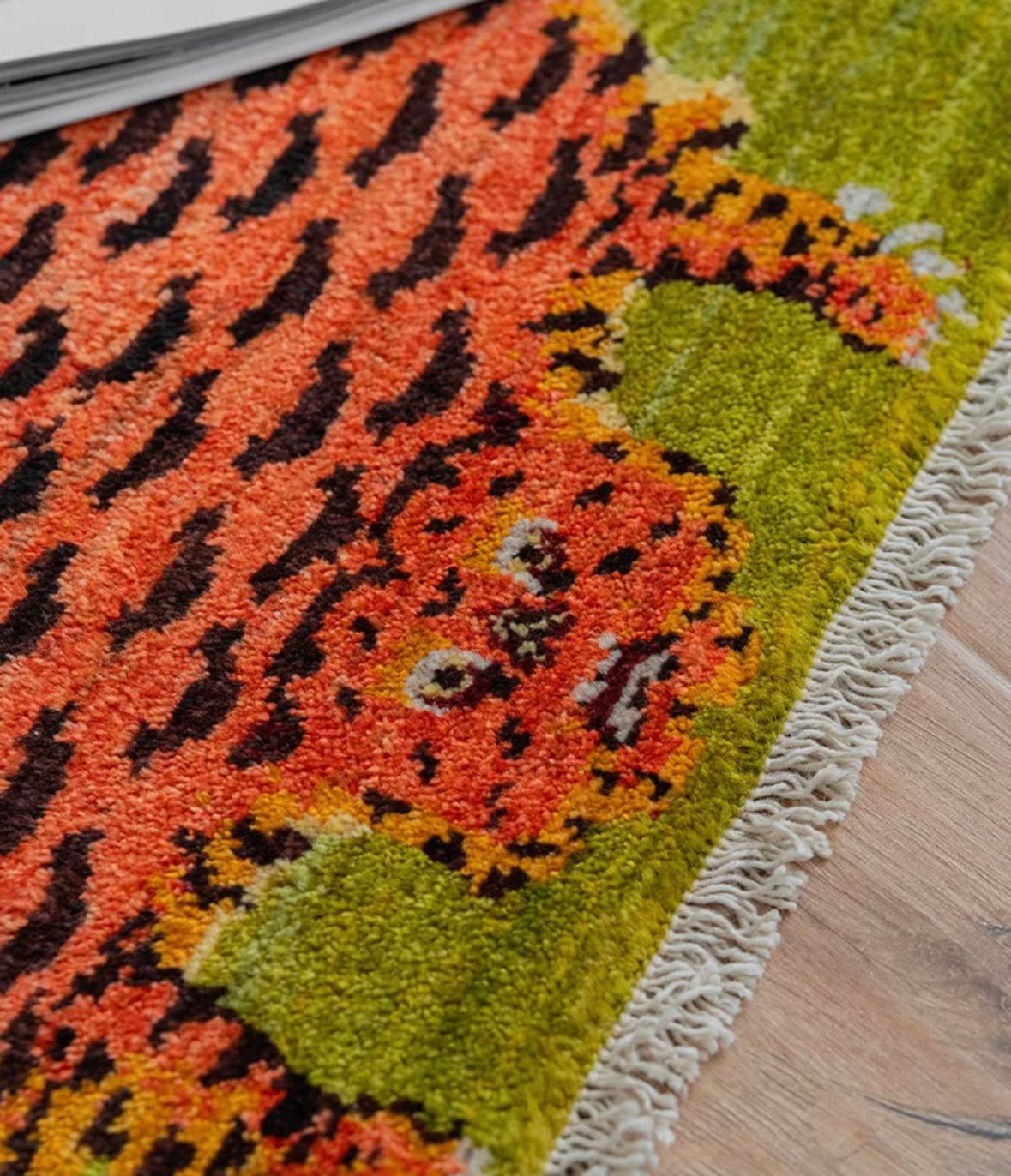 Tiger Majesty Persian Handwoven Wool Rug