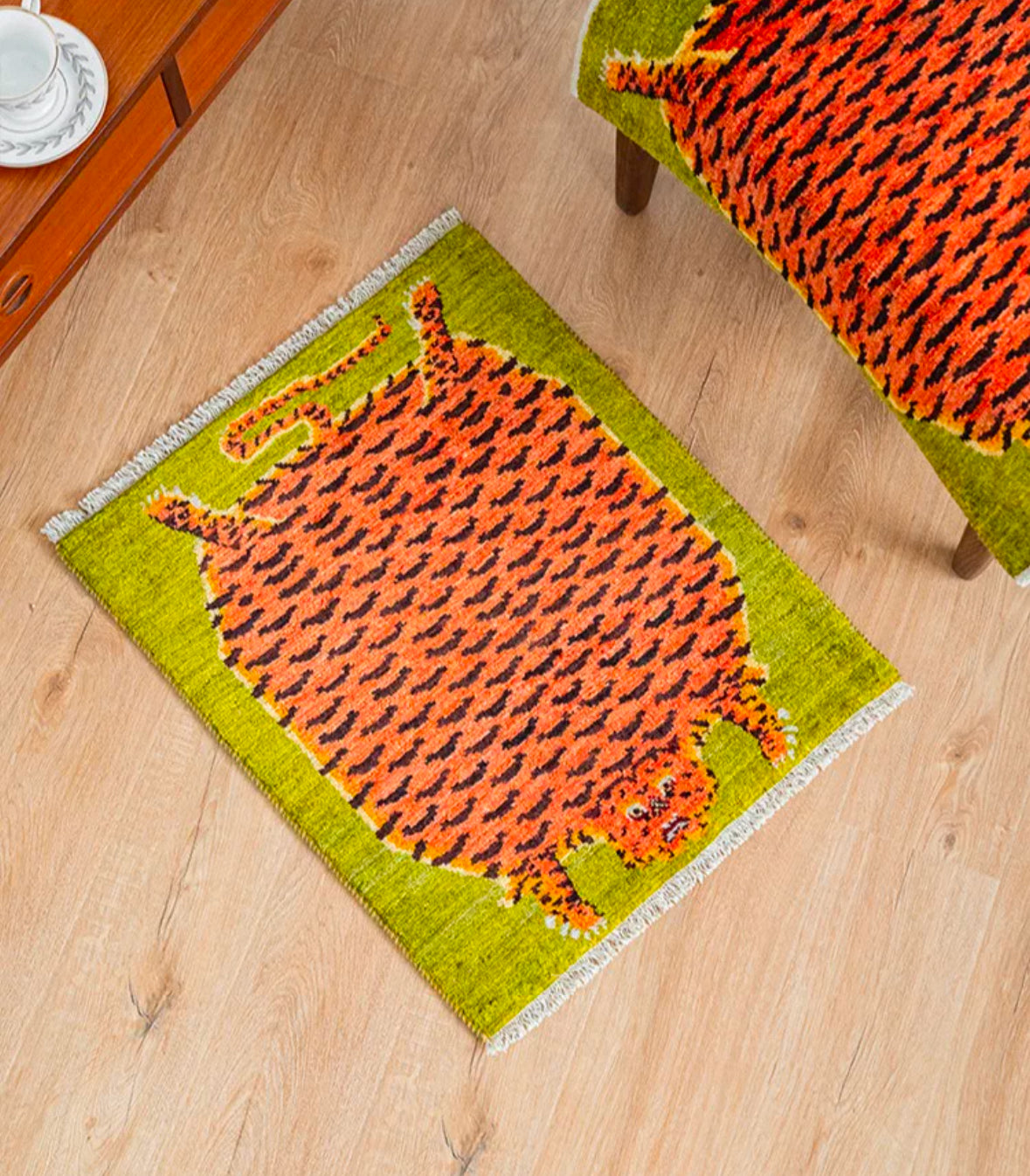 Tiger Majesty Persian Handwoven Wool Rug