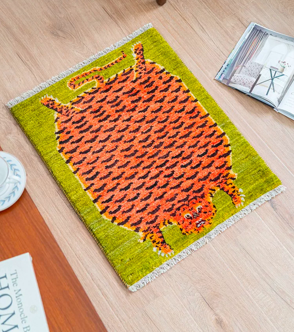 Tiger Majesty Persian Handwoven Wool Rug