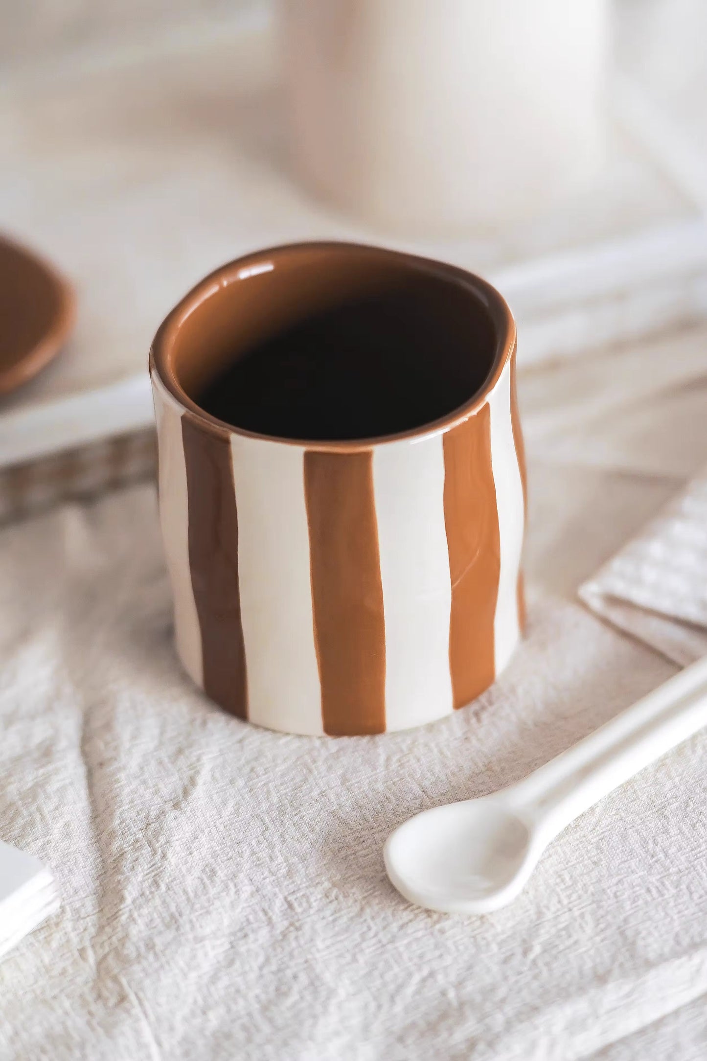 Retro Glaze Ceramic Spice Jar Set
