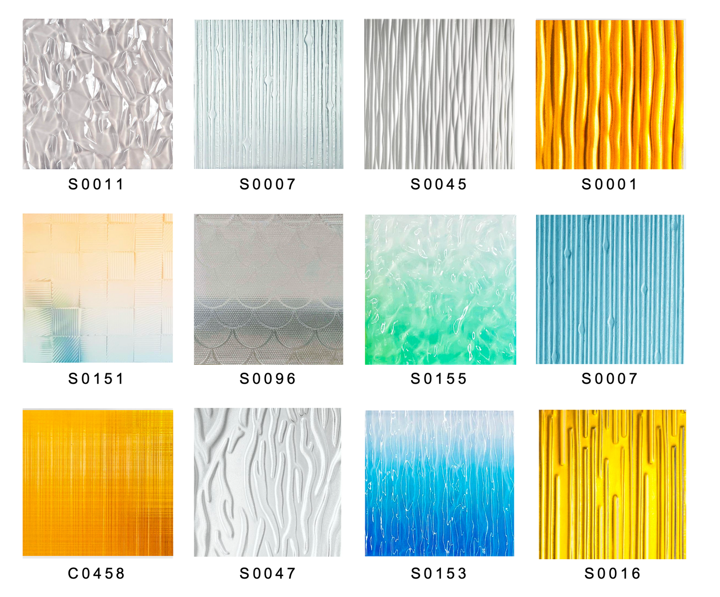 Artisanal Texture Resin Glass Collection