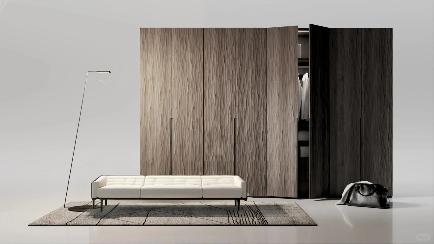 Adze Carved Solid Wood Texture Board