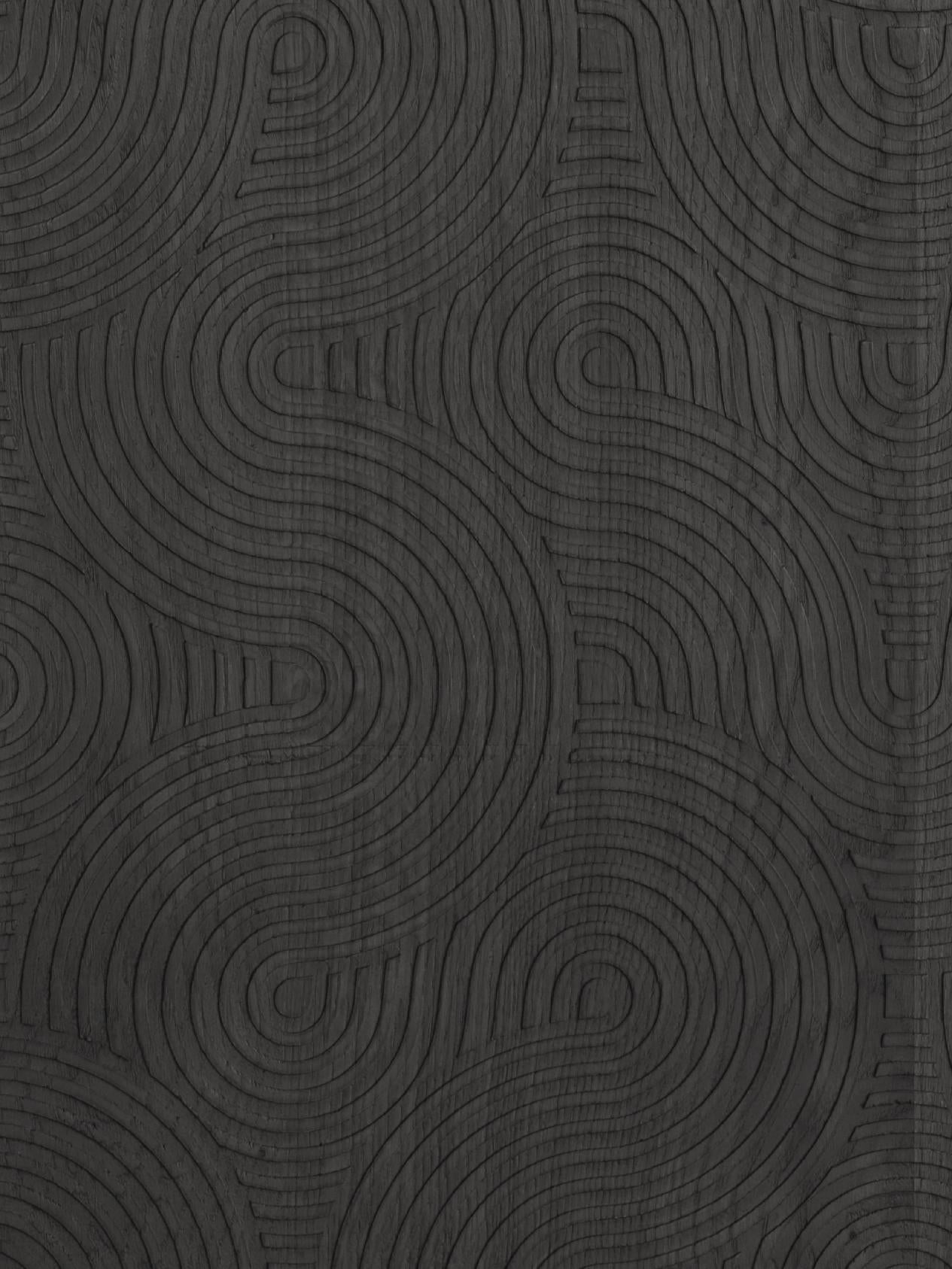 Circles Solid Wood Texture Board