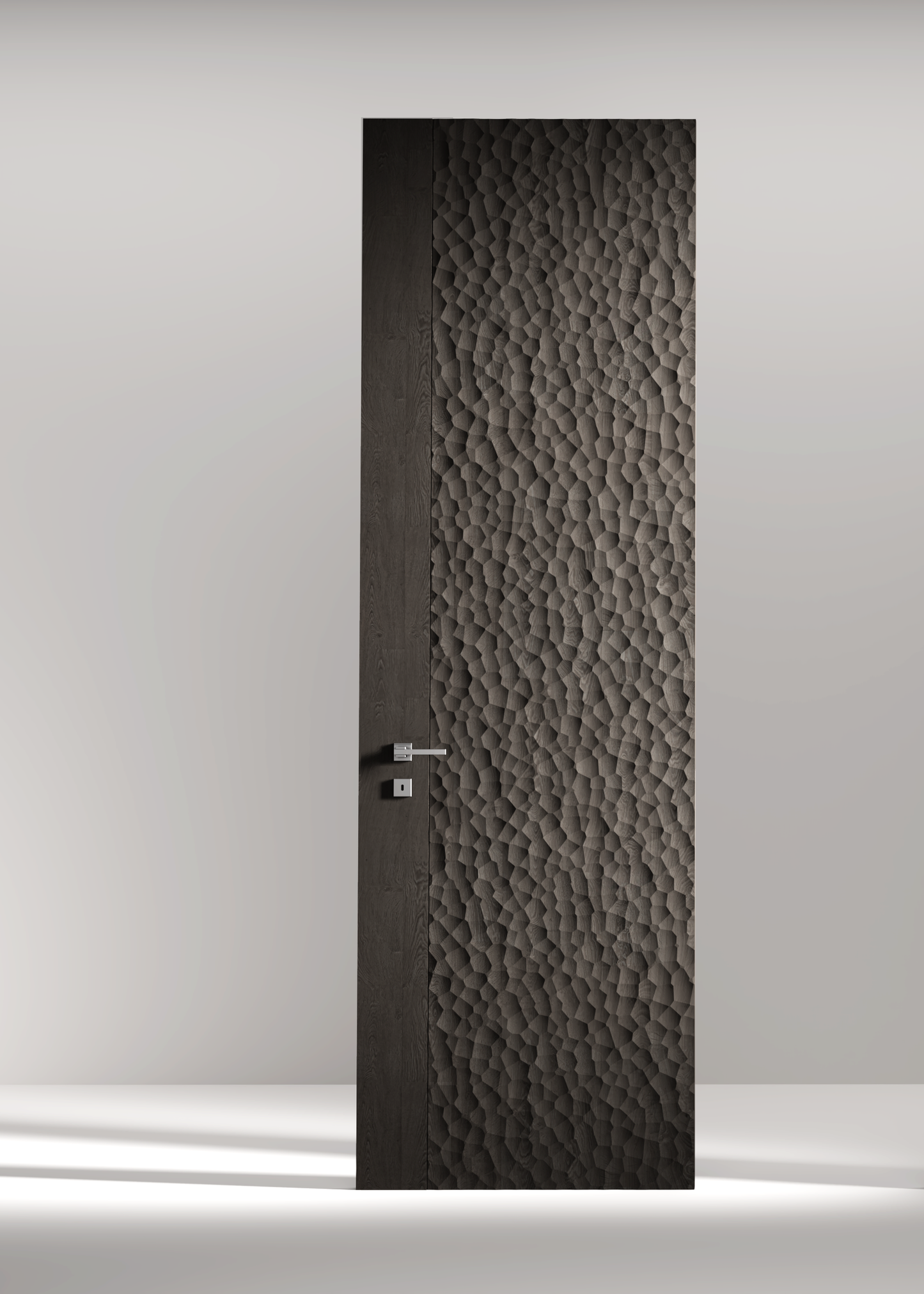 Bold Hammered Finish Solid Wood Texture Board