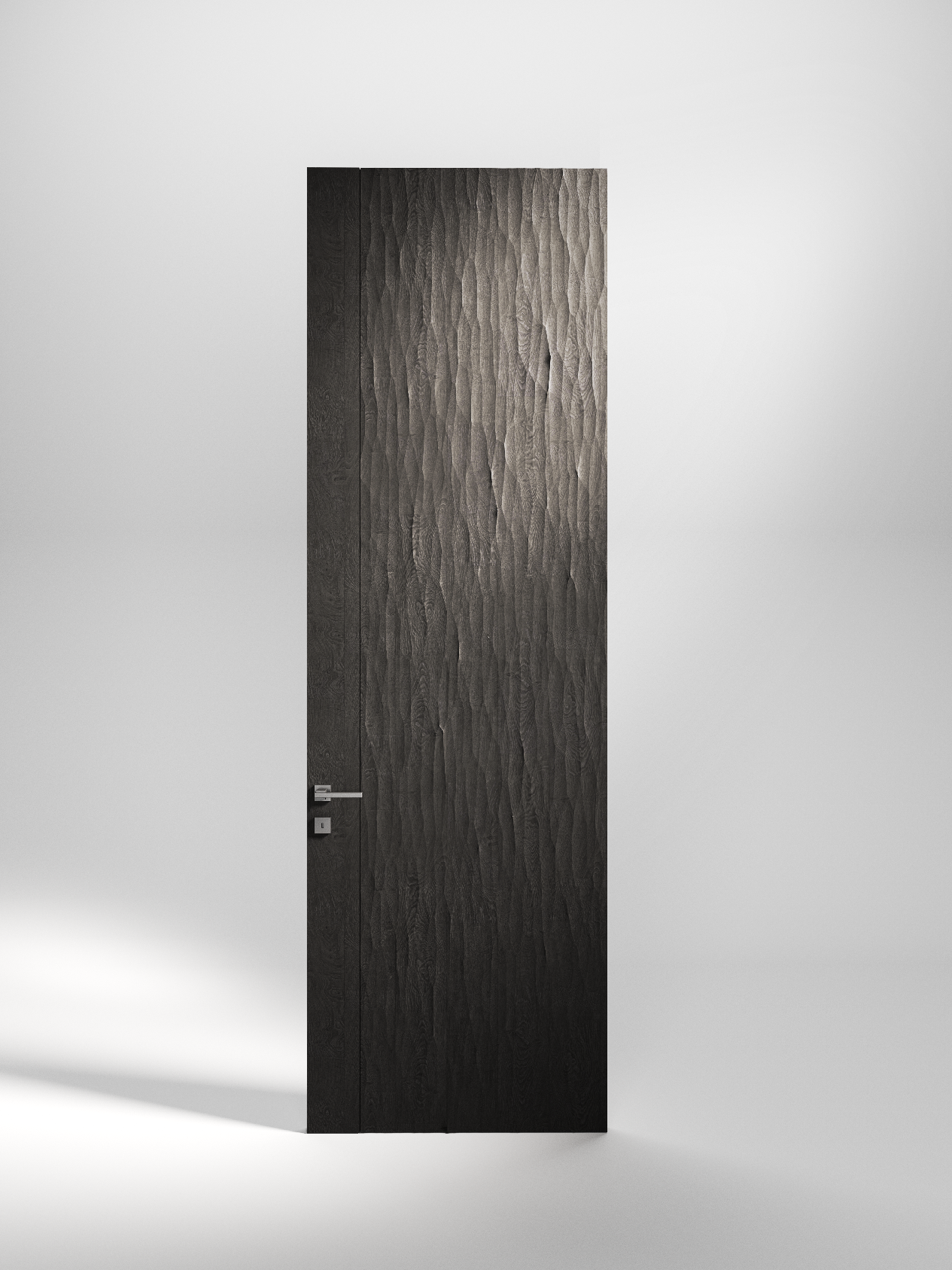 Adze Carved Solid Wood Texture Board