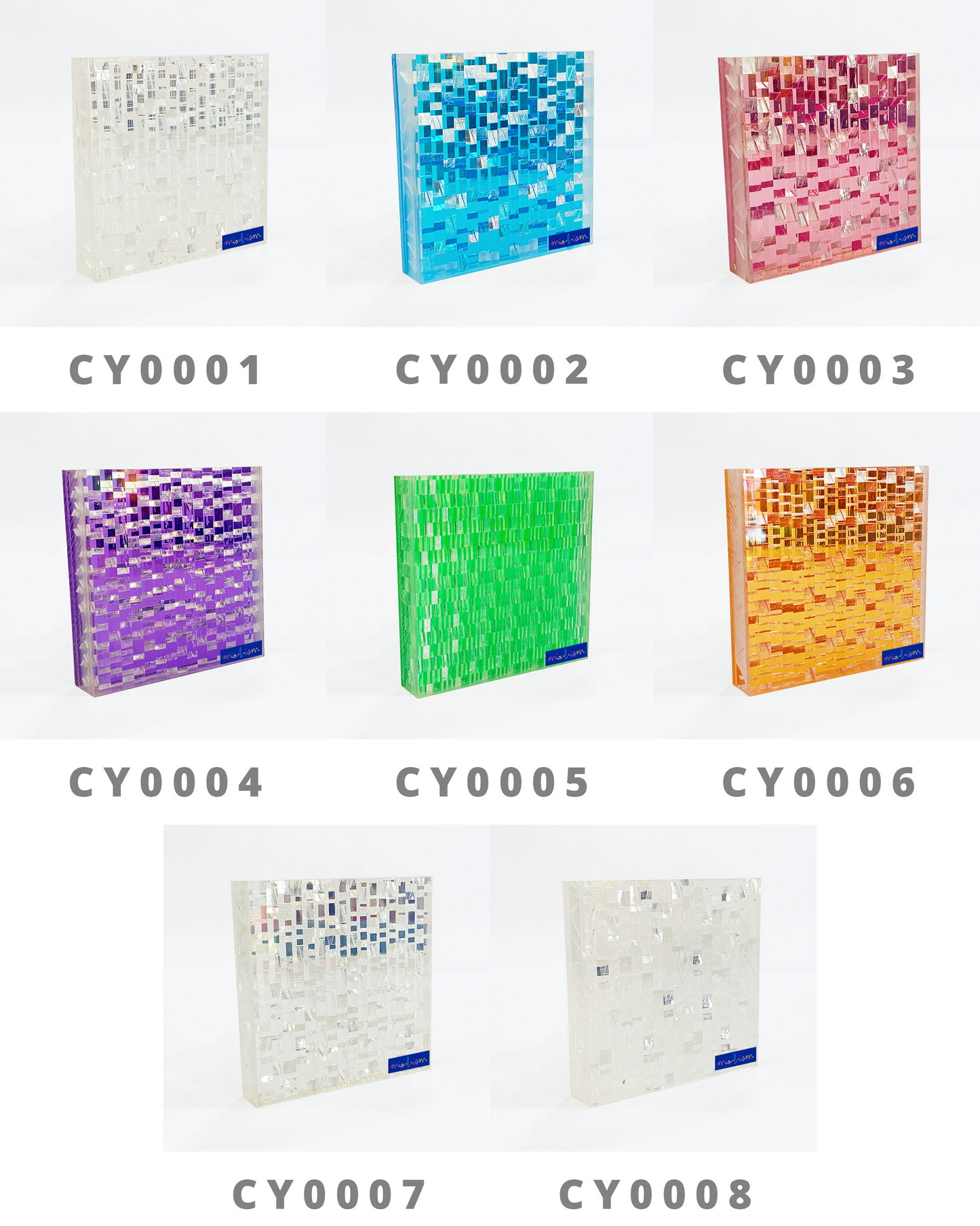 Crystal Glow Resin Glass Collection