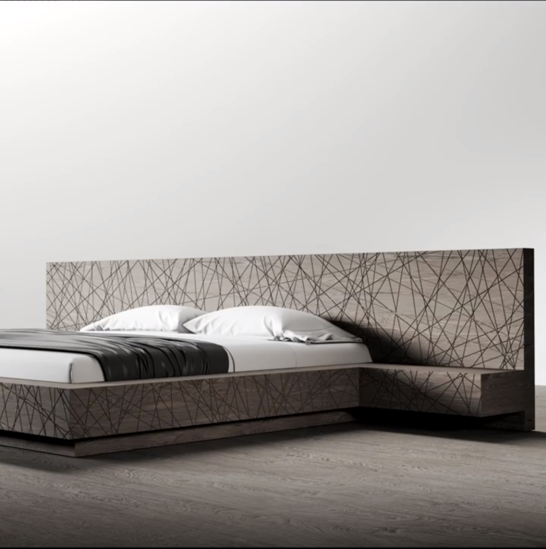 Bamboo Forest Solid Wood Texture Board