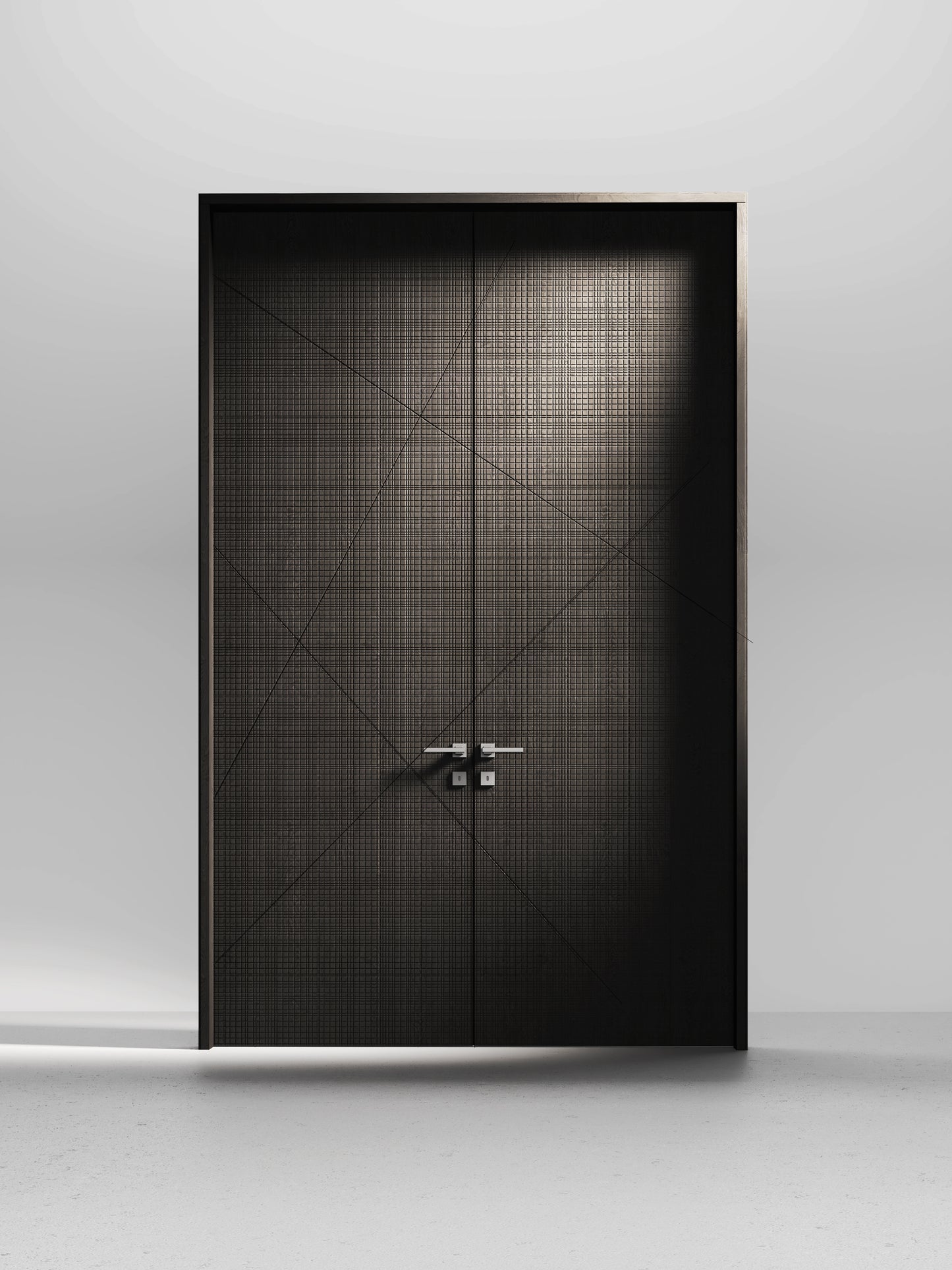 Refined Saw-Marked Solid Wood Texture Board
