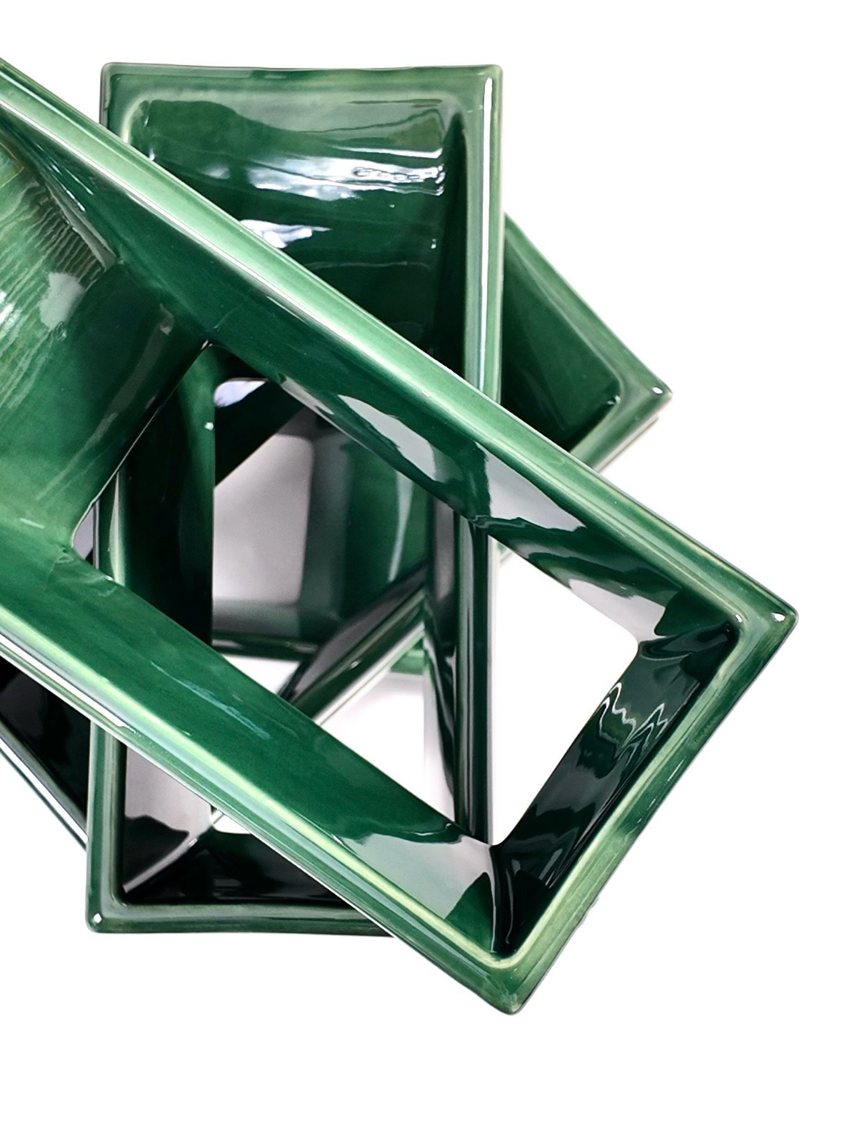 Emerald Frame Ceramic Brick Tile