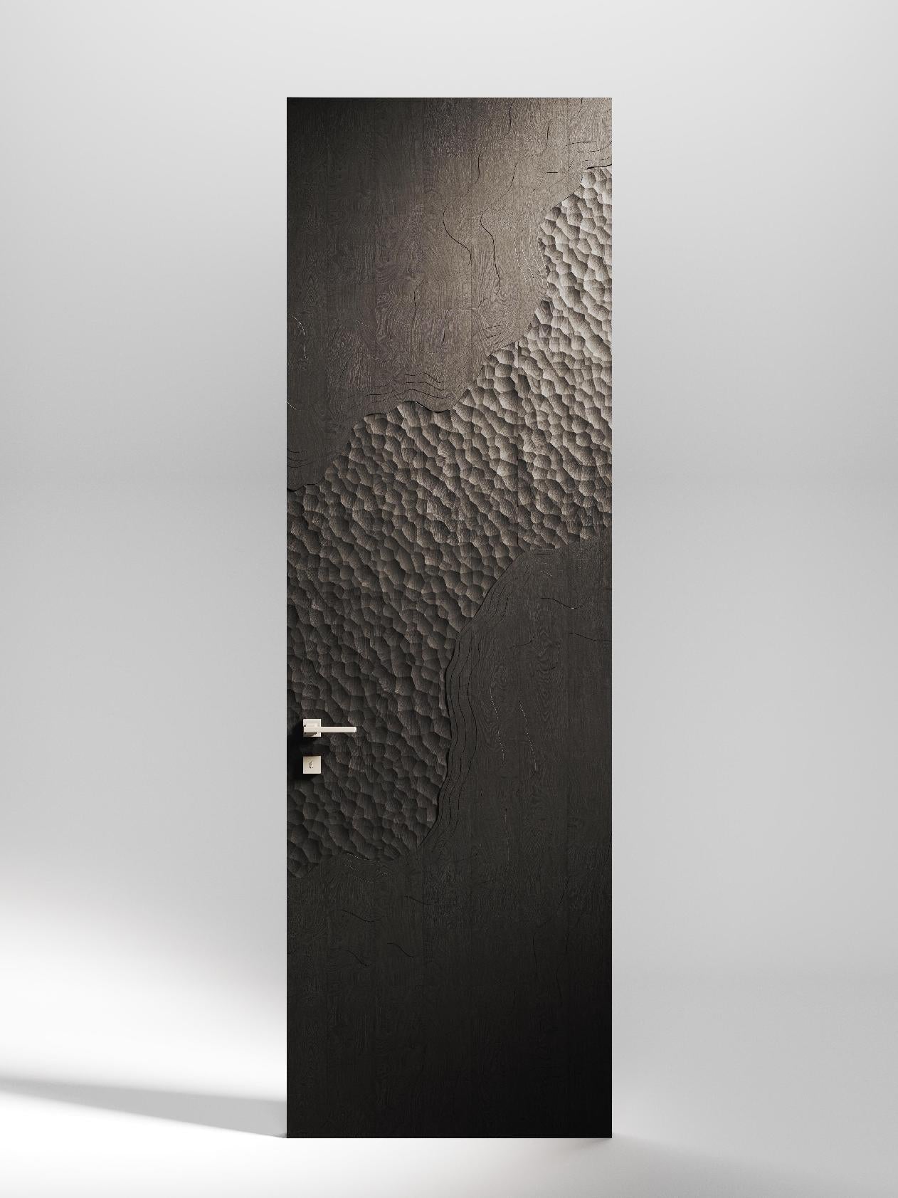 Fine Hammered Finish Solid Wood Texture Board