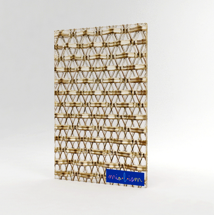 Metallic Mesh Resin Glass Collection