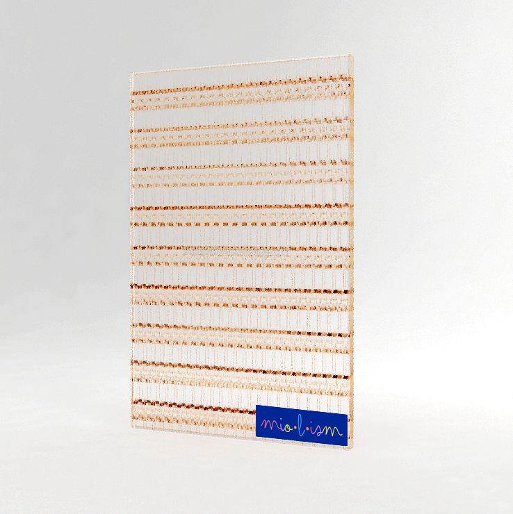 Metallic Mesh Resin Glass Collection