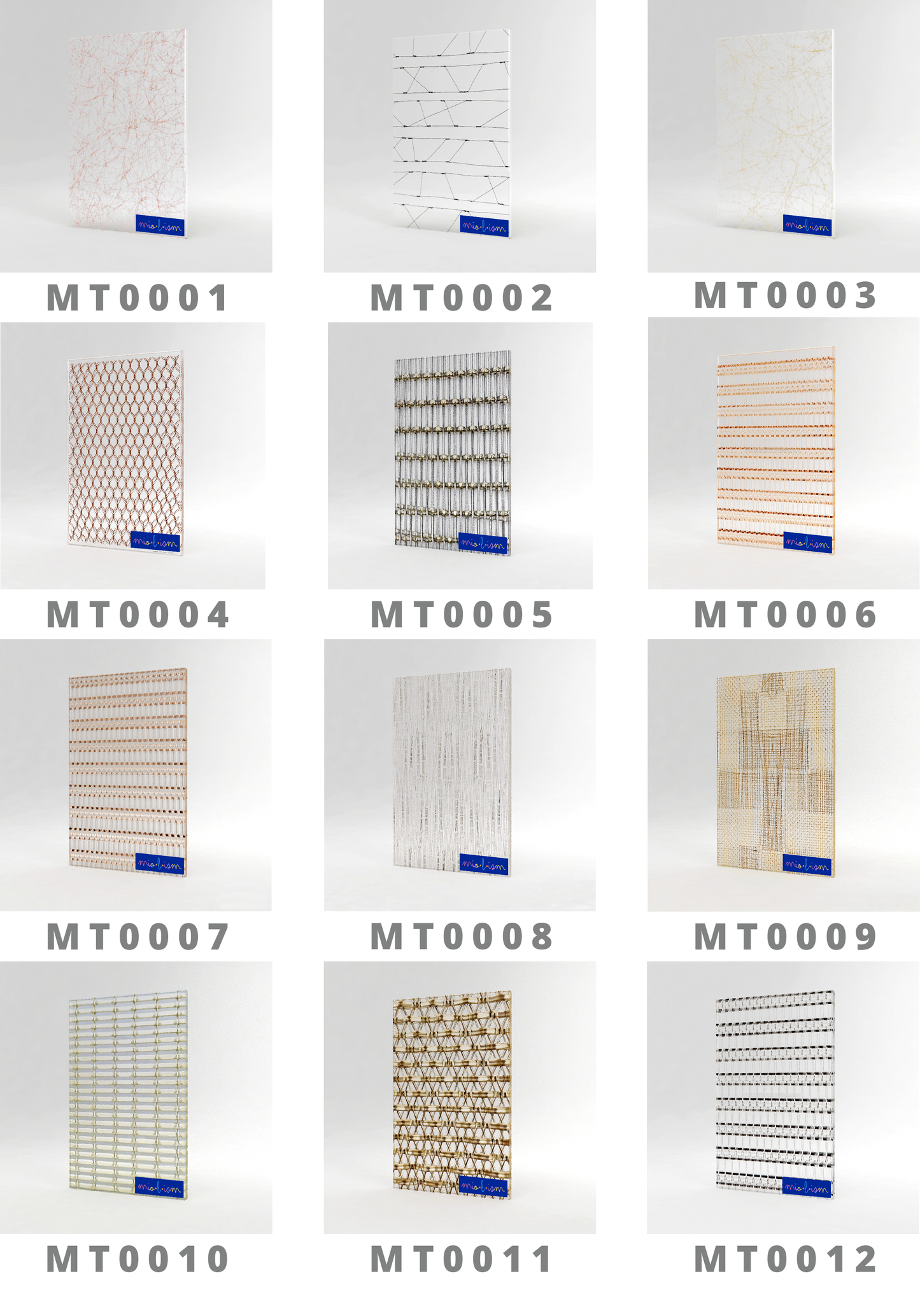 Metallic Mesh Resin Glass Collection