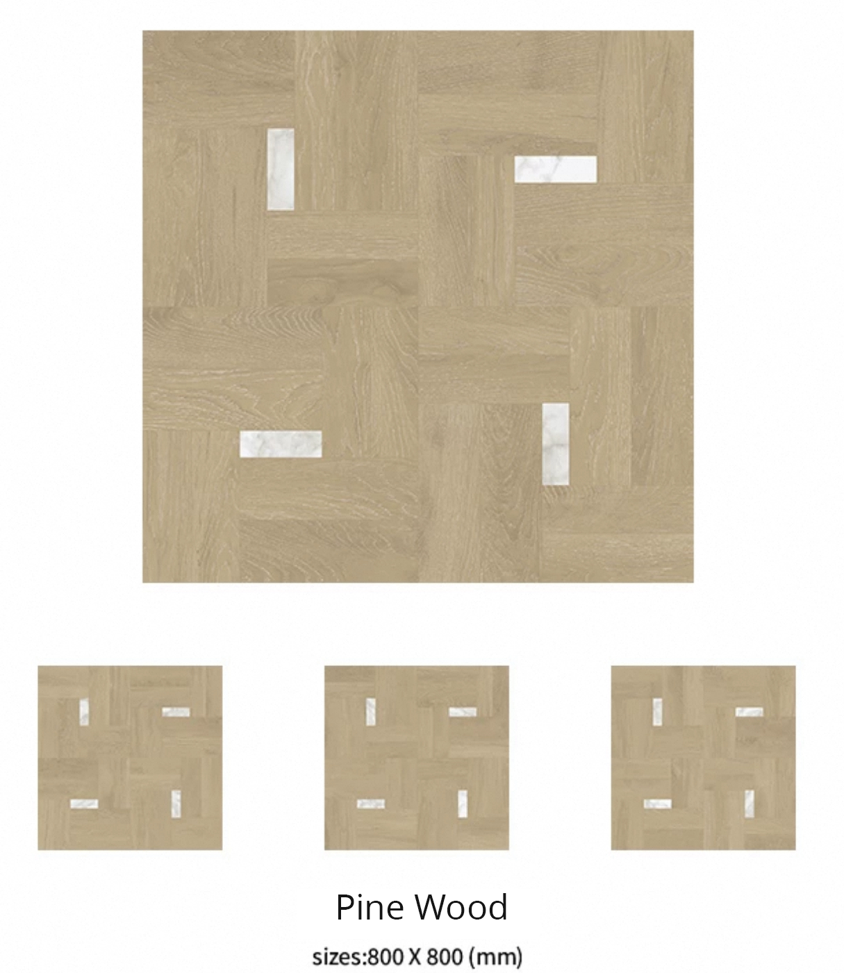 Wood Grain Ceramic Floor Tile