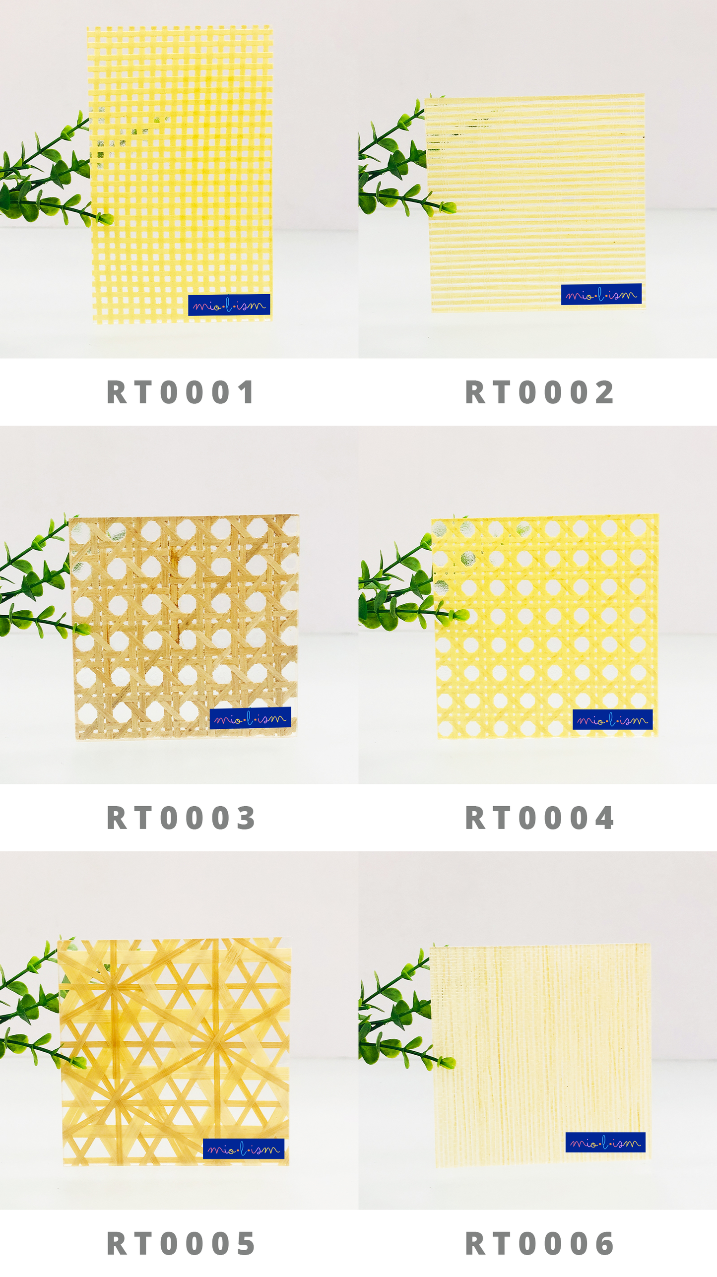Rattan Resin Glass Collection