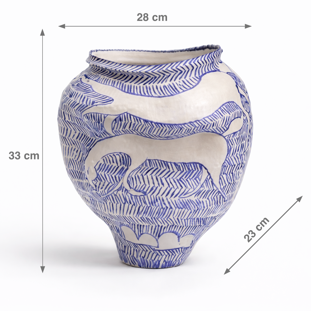Cloudline Creature Sculptural Vase IV