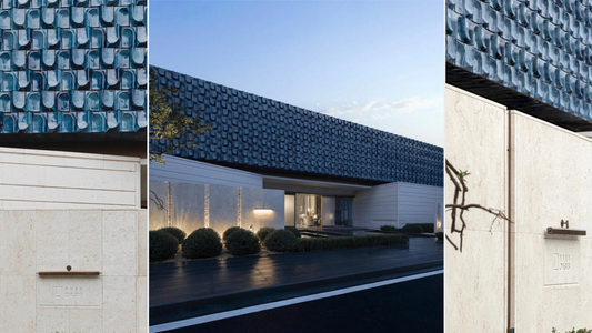 Custom Kiln-Changed 3D Ceramic Façade