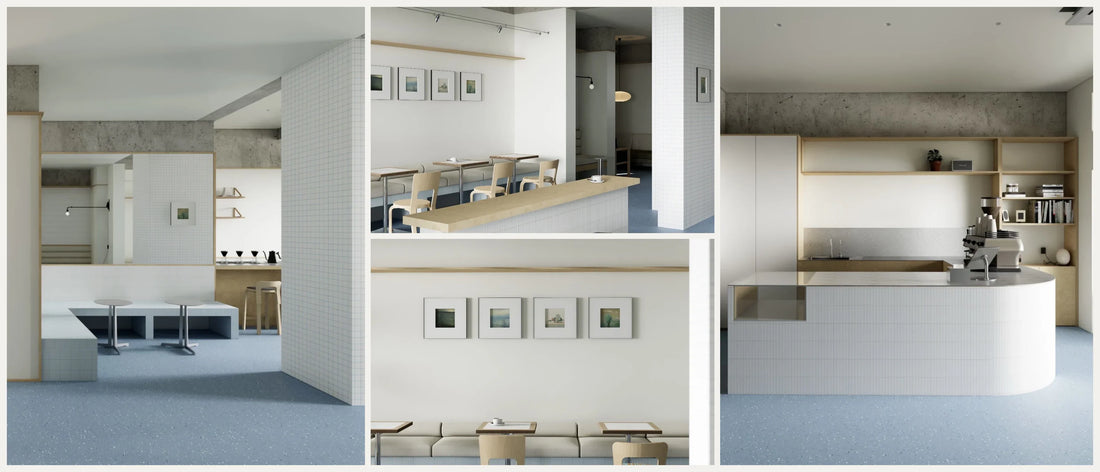 Where Industrial Design Meets the Sea: A Coastal Café Interior