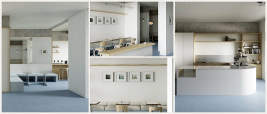 Where Industrial Design Meets the Sea: A Coastal Café Interior