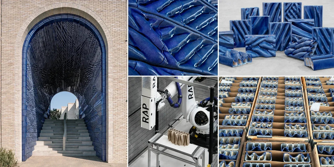 3D Printed Ceramic Tiles Bring New Delft Blue to Life