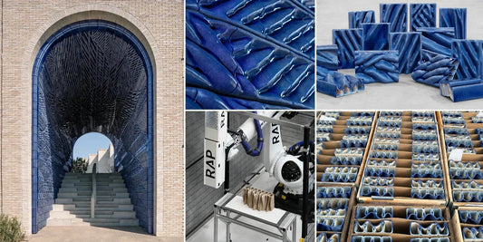3D Printed Ceramic Tiles Bring New Delft Blue to Life
