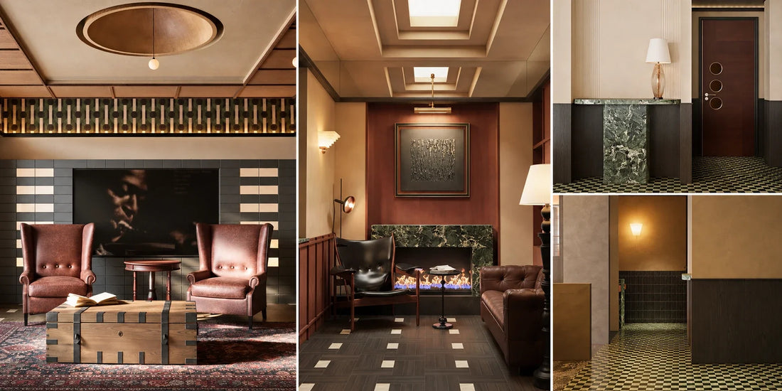 Where Texture Meets Atmosphere: A Warm Bar and Lounge Interior