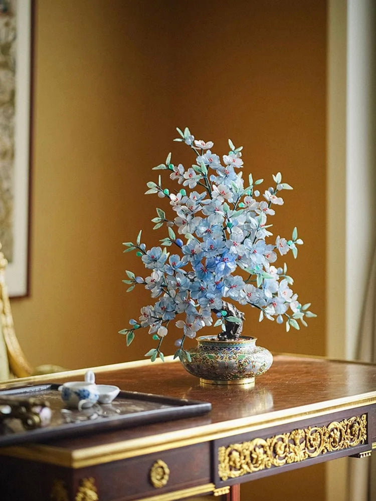 MIOLISM Feng Shui Luxe collection featuring auspicious décor, jade bonsai, and symbolic interior objects