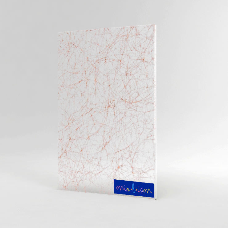 MIOLISM art glass collection for decorative glass, resin glass, wire glass, and architectural interior applications