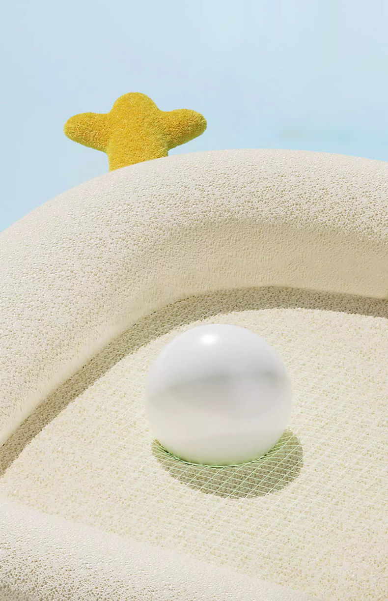 Big-Eyed Summer Chill Pet Bed