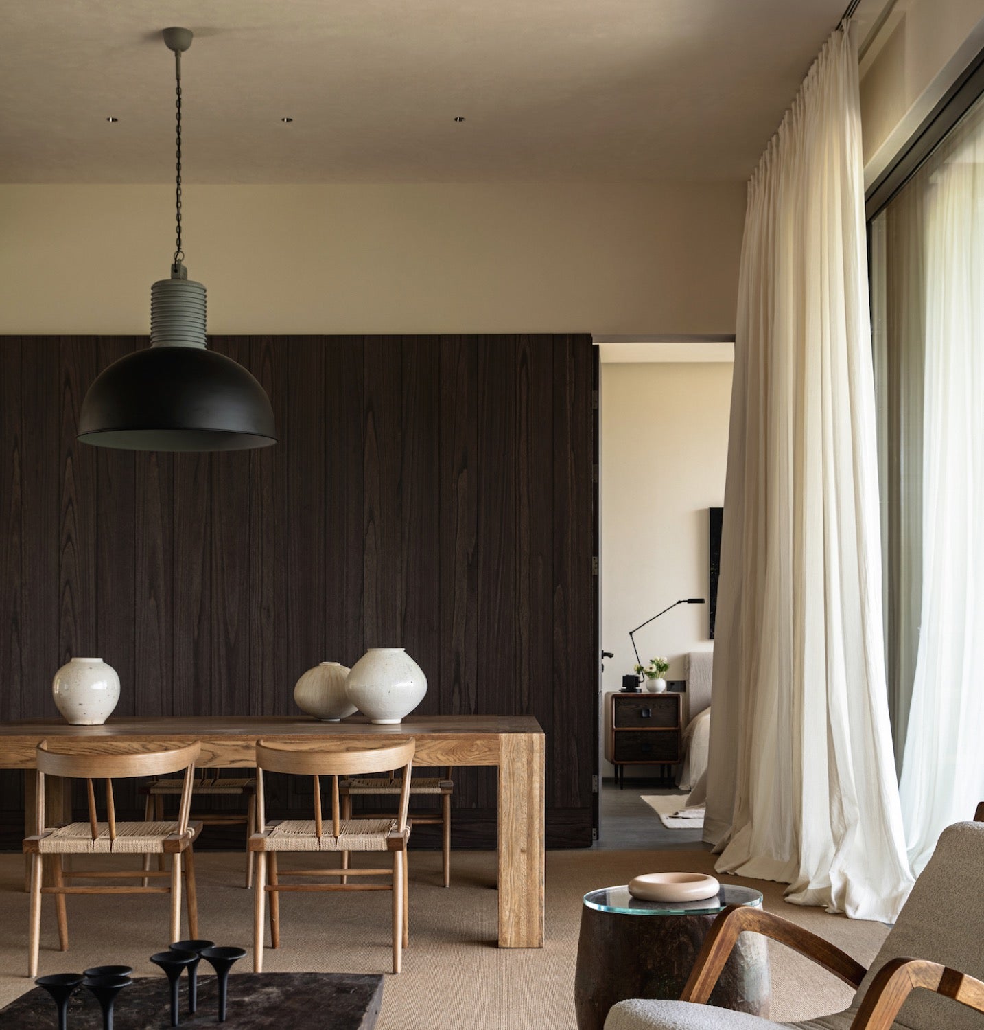 Forge Bell Pendant Light