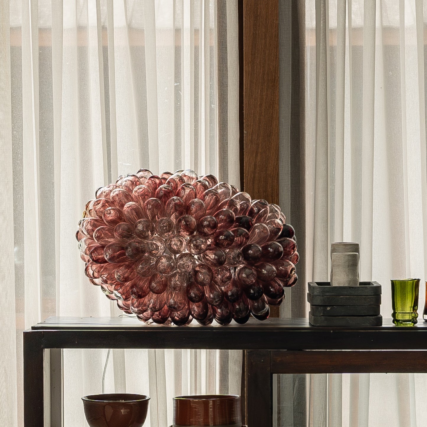 Bubble Cluster Glass Table Lamp
