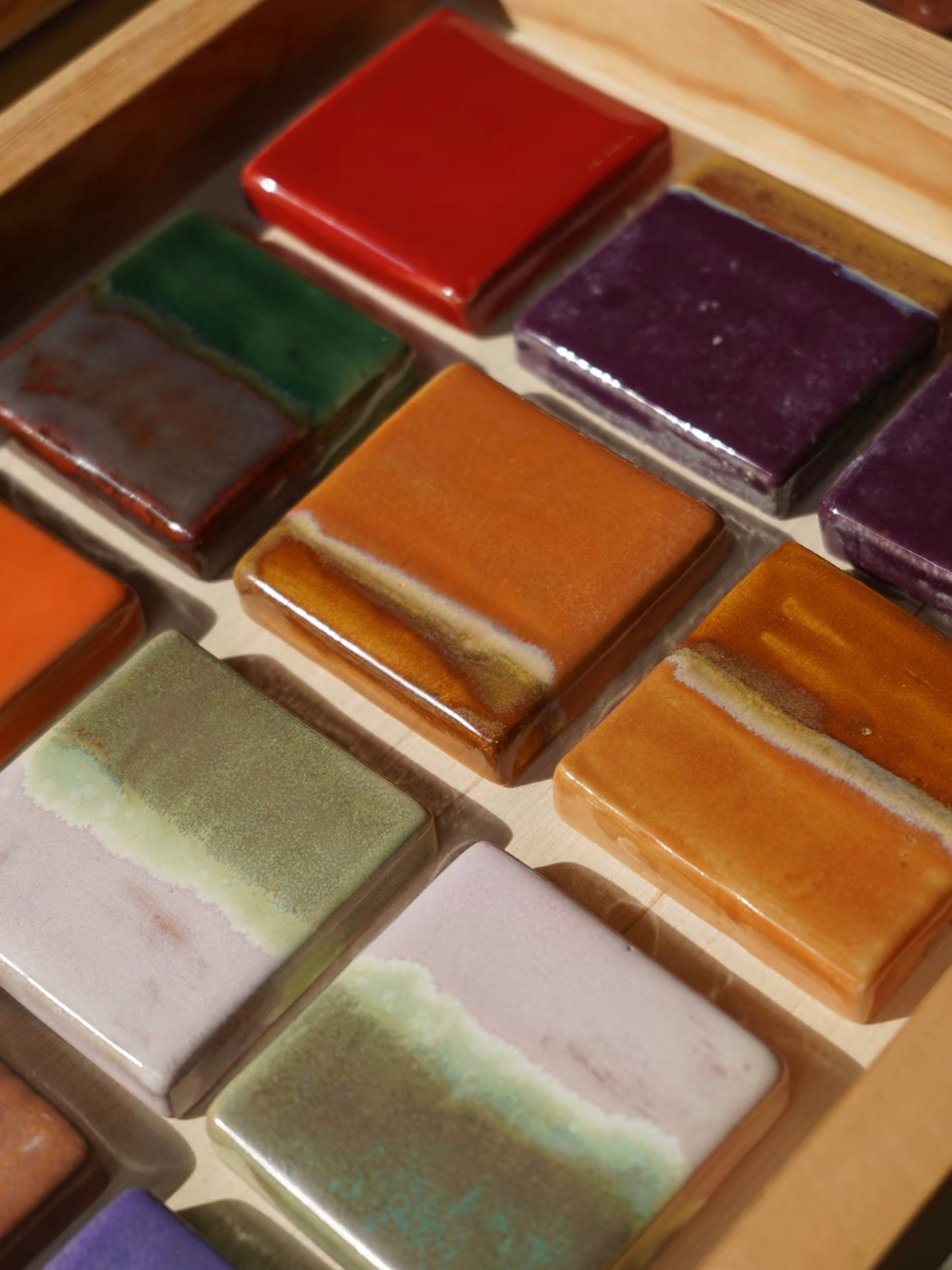 Vivid Spectrum Handmade Tile