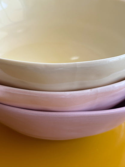 Pastel Hand-Made Ceramic Bowls