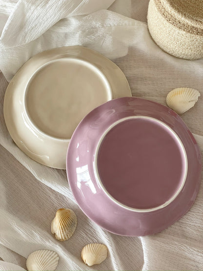 Elegant Coastal Ceramic Pearl Bowls bottoms